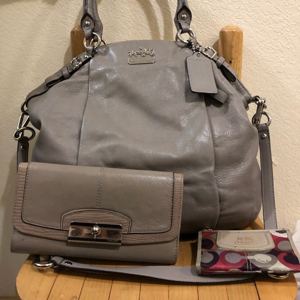 Coach Purse, wallet and coin slip, with dust bag